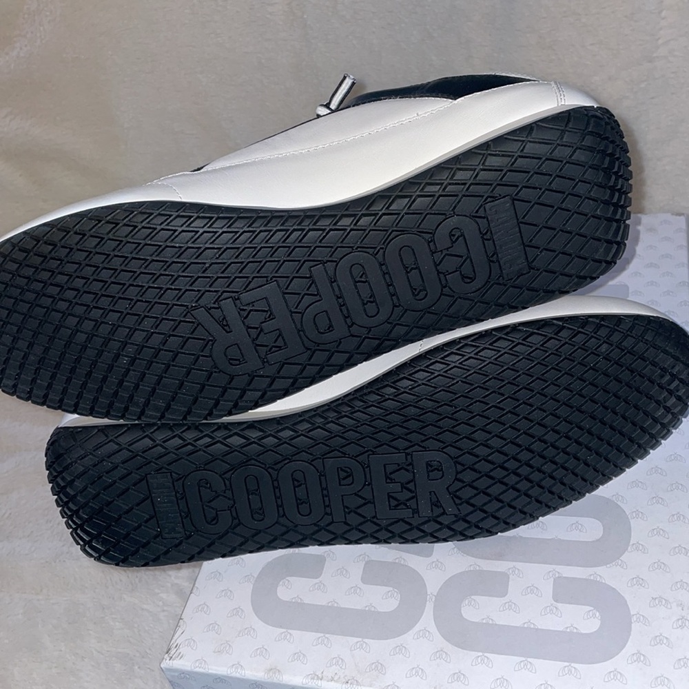 NWT Candice Cooper RUNLO FLASH - Old nappa sneakers - White-Black - Picture 14 of 16